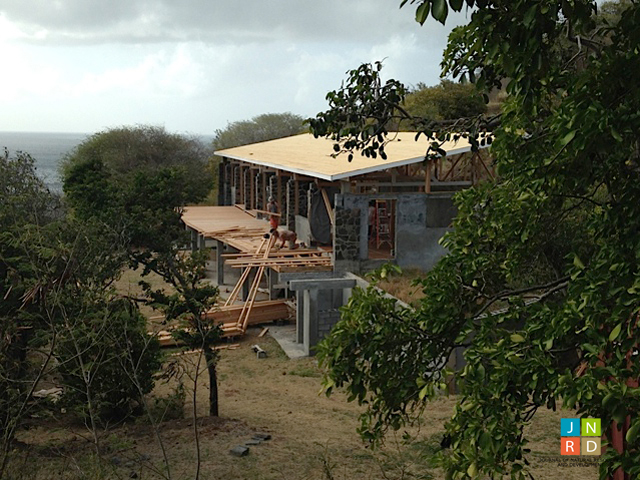 Self-sustainable housing on Mayreau (West Indies)