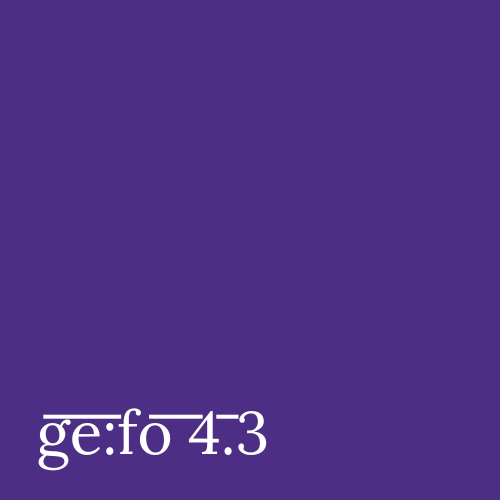 Dark purple square with the issue number in white font