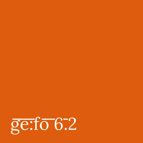 Orange square with issue number
