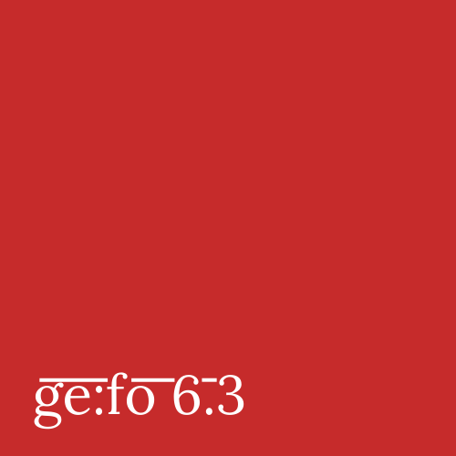Red square with issue number