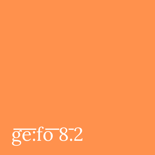 Orange square with issue number
