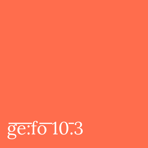 Orange square with issue number
