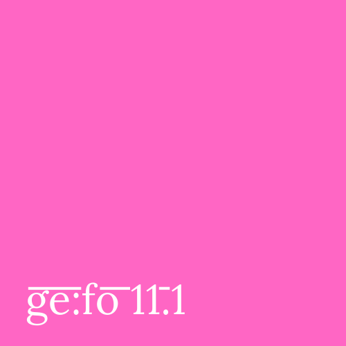pink square with issue number