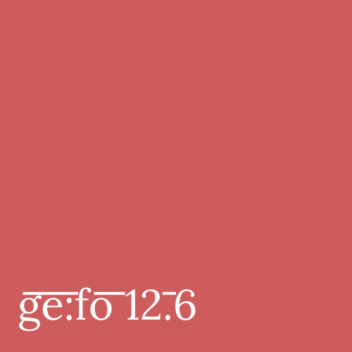 coral red square with issue number