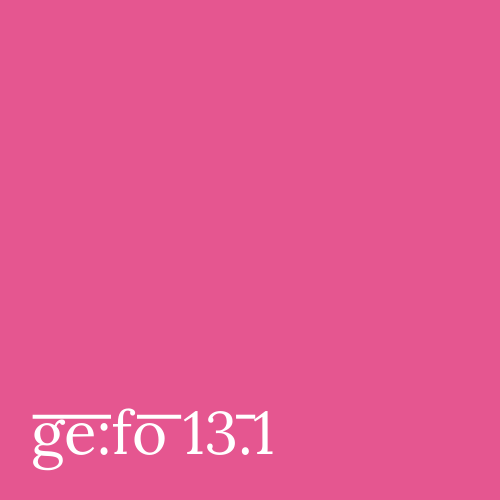 pink square with issue number