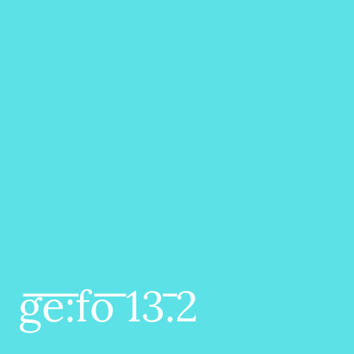 turquoise square with issue number