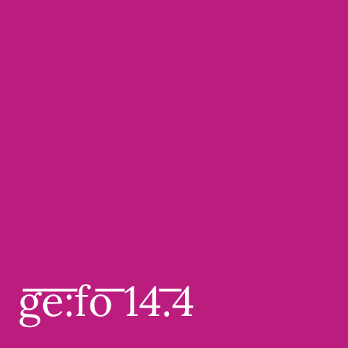 magenta square with issue number