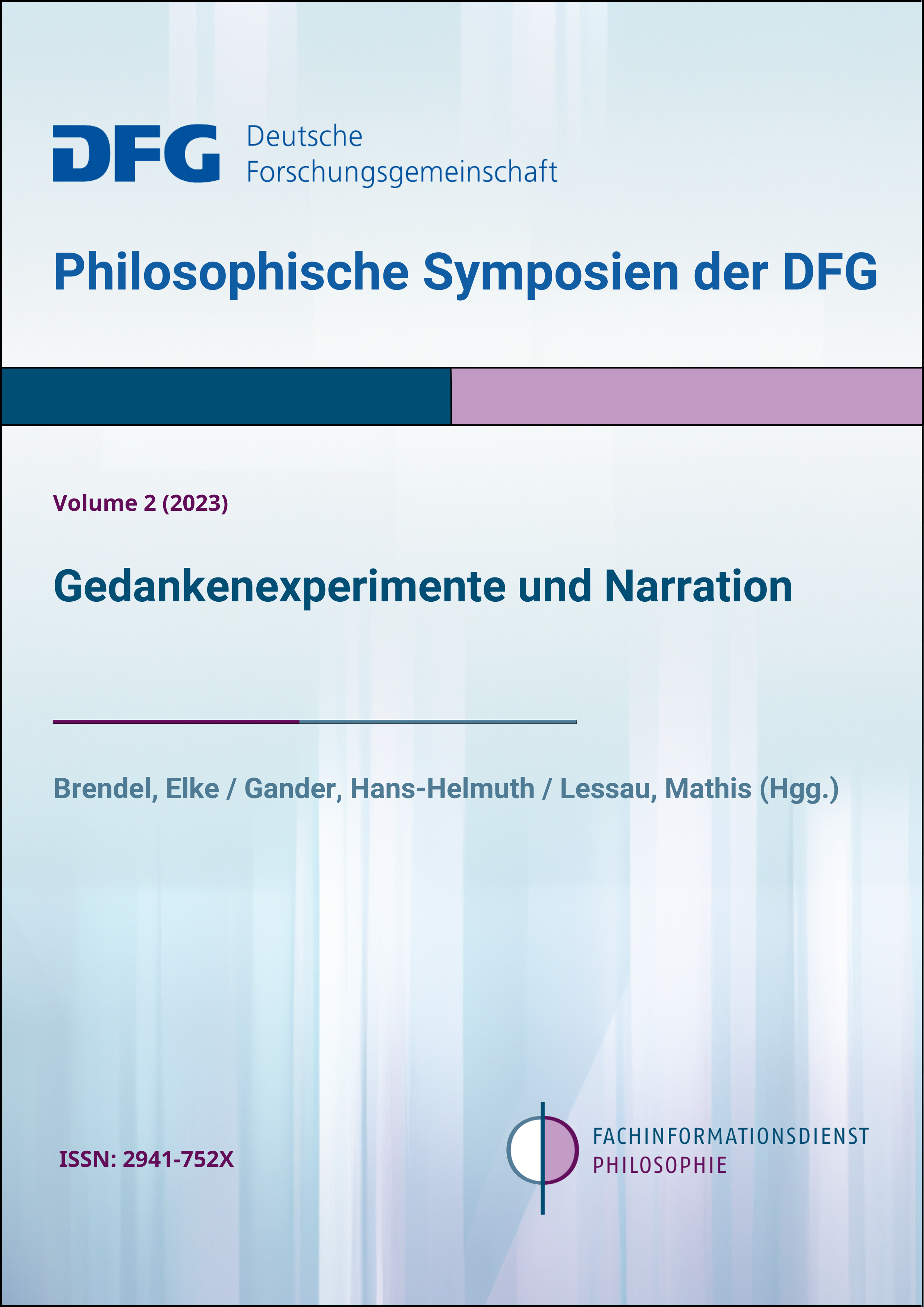 Brendel, Elke / Gander, Hans-Helmuth / Lessau, Mathis (Hgg.): Gedankenexperimente und Narration (Philosophische Symposien Bd. 2)